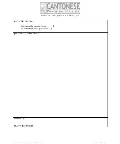 Site Assessment Form 2